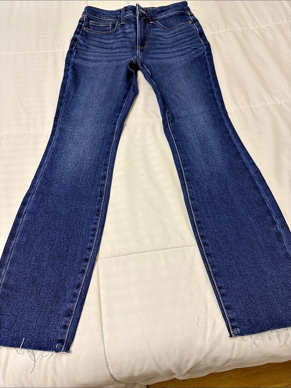 LC Lauren Conrad High Rise Skinny Ankle Blue Size 2 Skinny Jeans